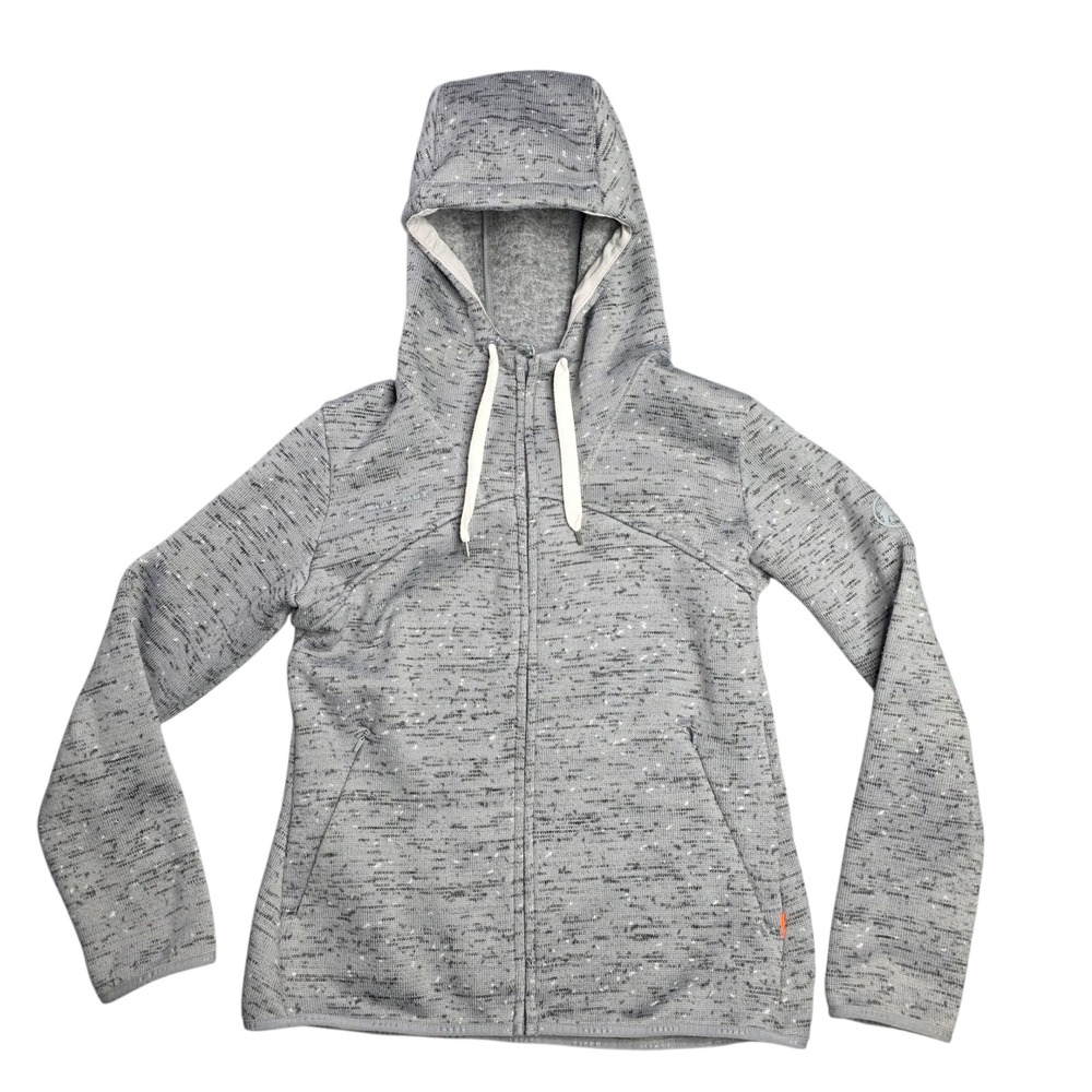 Mammut Chamuera Women's‎ Size Medium Gray Full Zip Hooded Jacket Sweatshirt